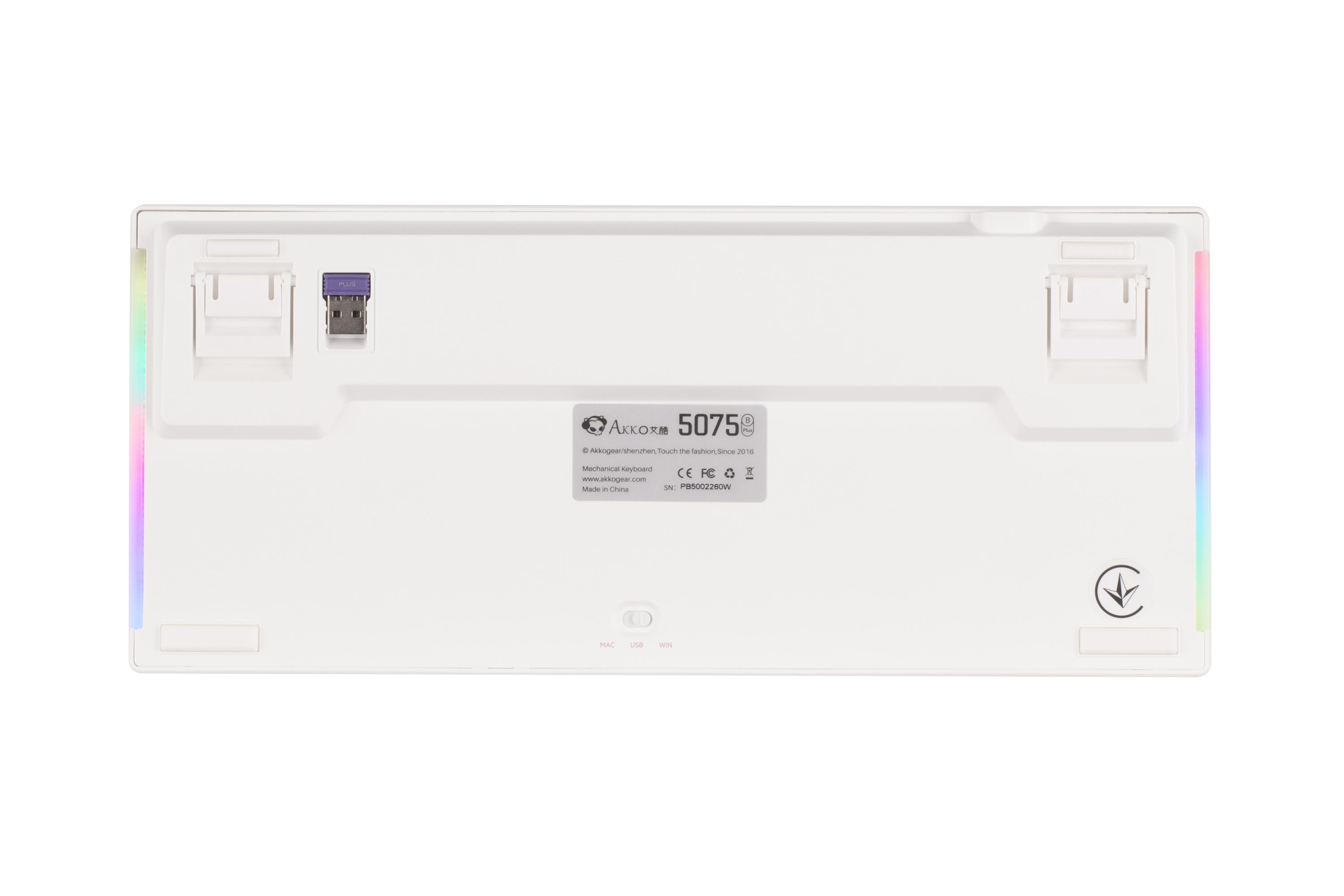 Клавиатура Akko 5075b Plus Prunus Lannesiana Cs Silver Rgb