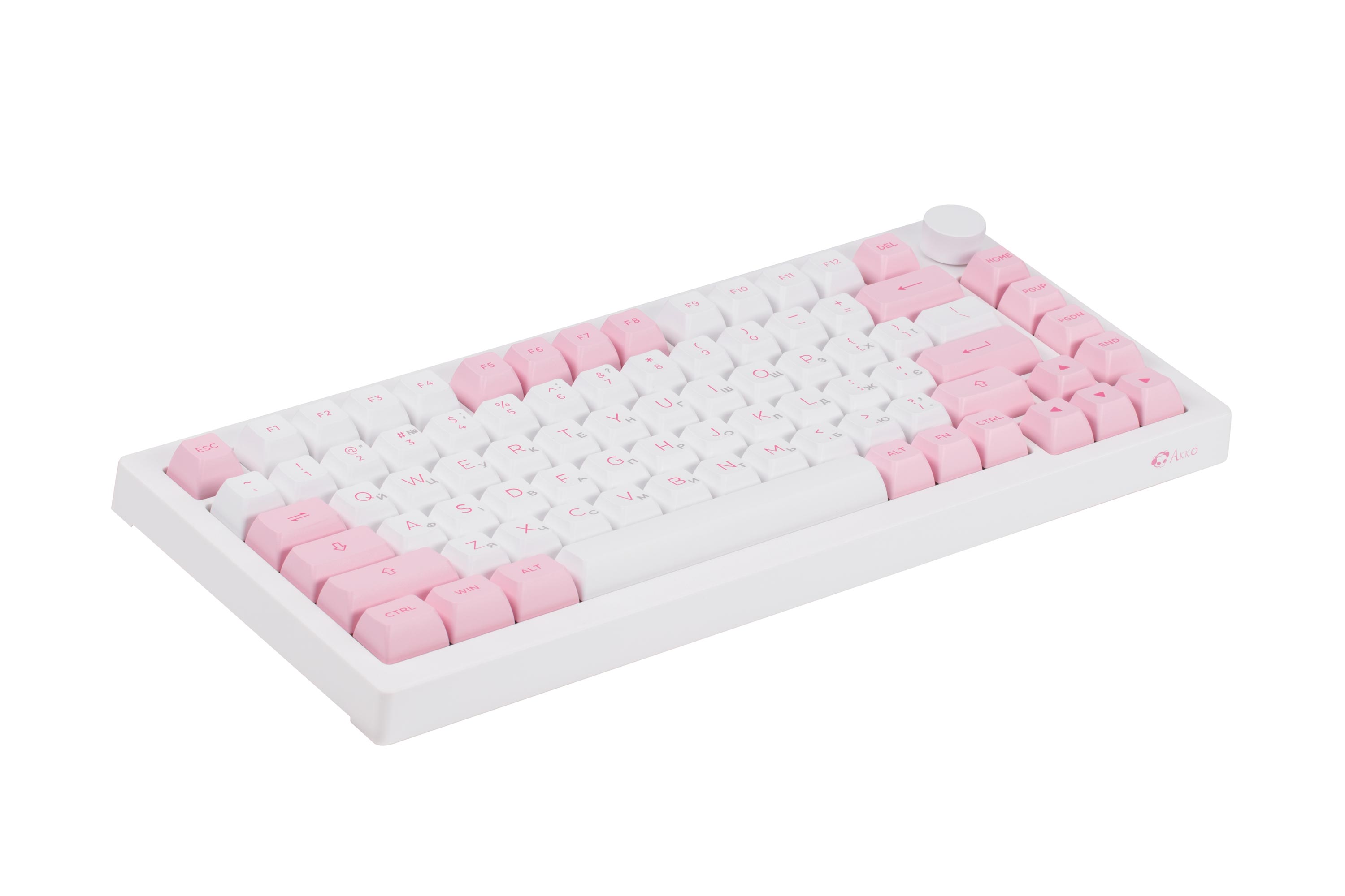 Клавиатура Akko 5075b Plus Prunus Lannesiana Cs Silver Rgb