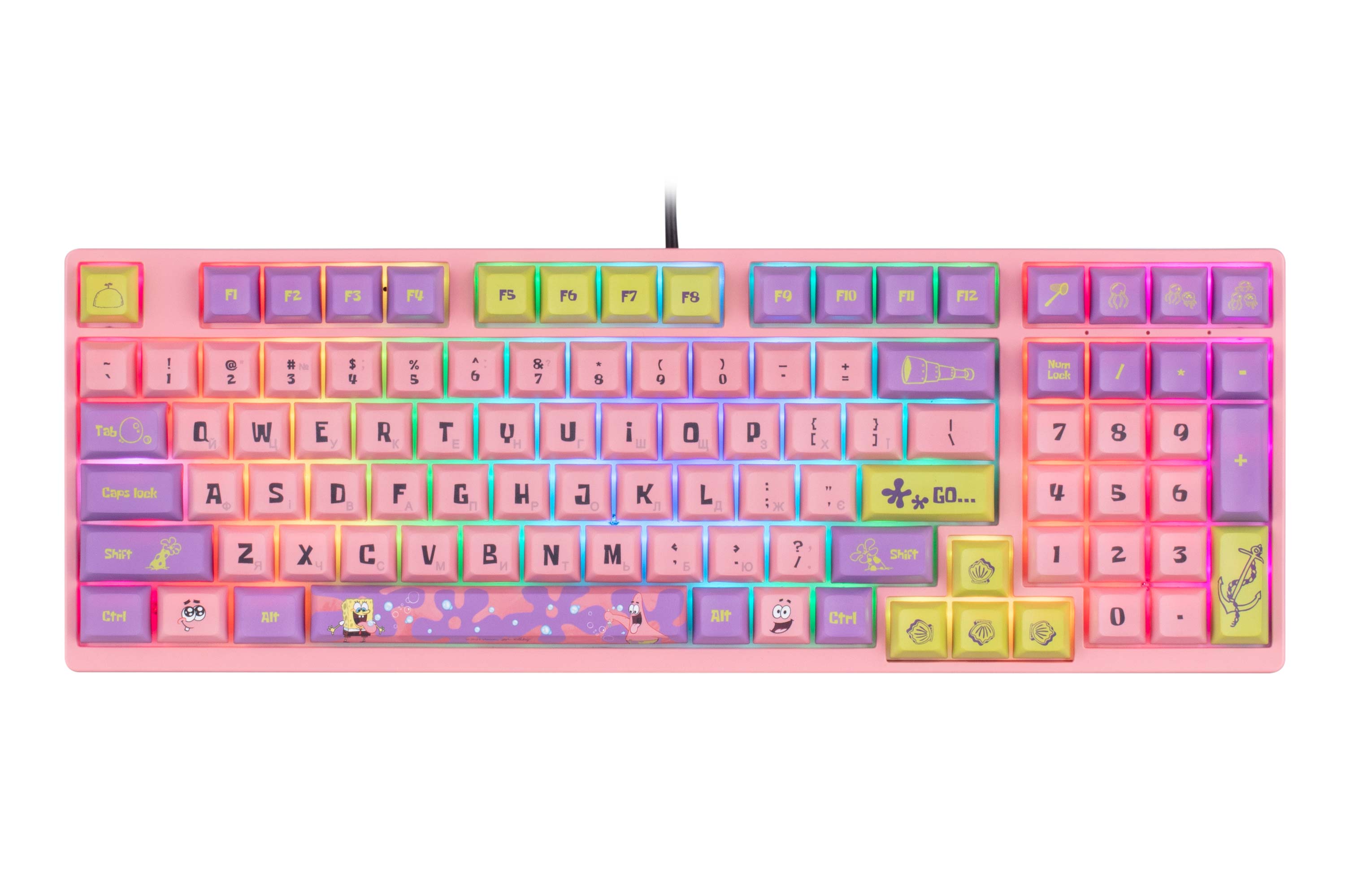 Клавиатура Akko 3098s Rgb Patrick Cs Sponge Rgb