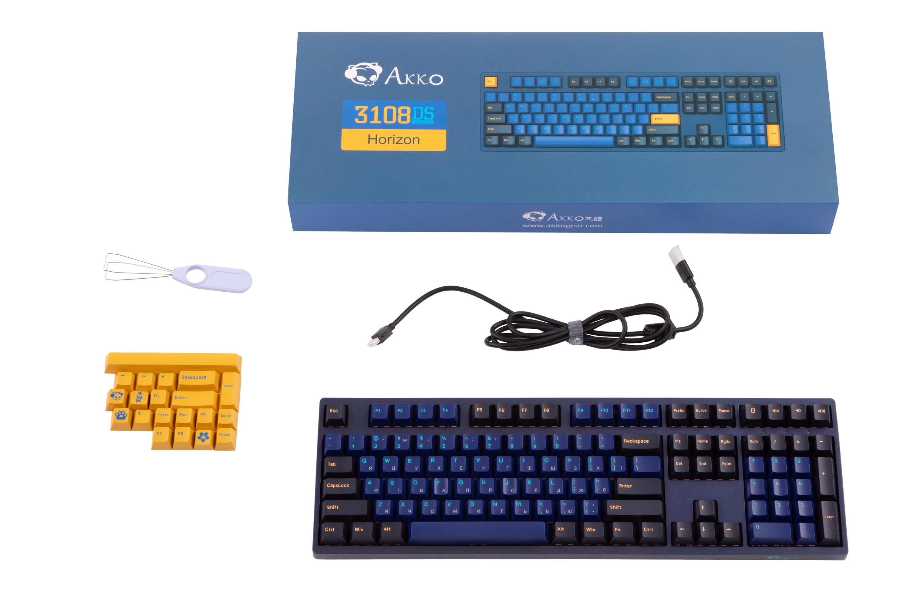 Клавиатура Akko 3108 V2 Ds Horizon V2 Orange