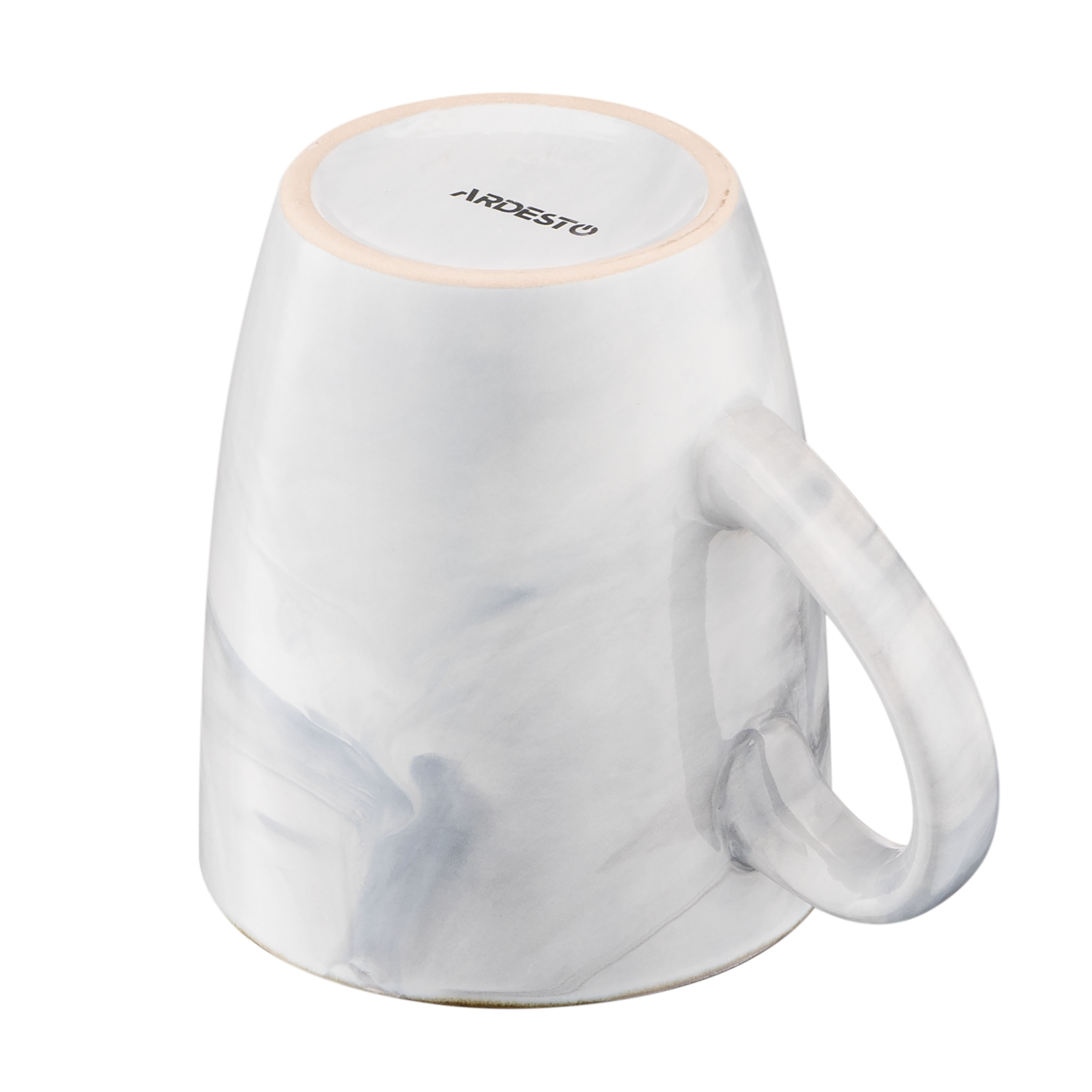 Чашка Ardesto Marmo, 390Мл, Керамика, Белый (6 Шт В Коробке)
