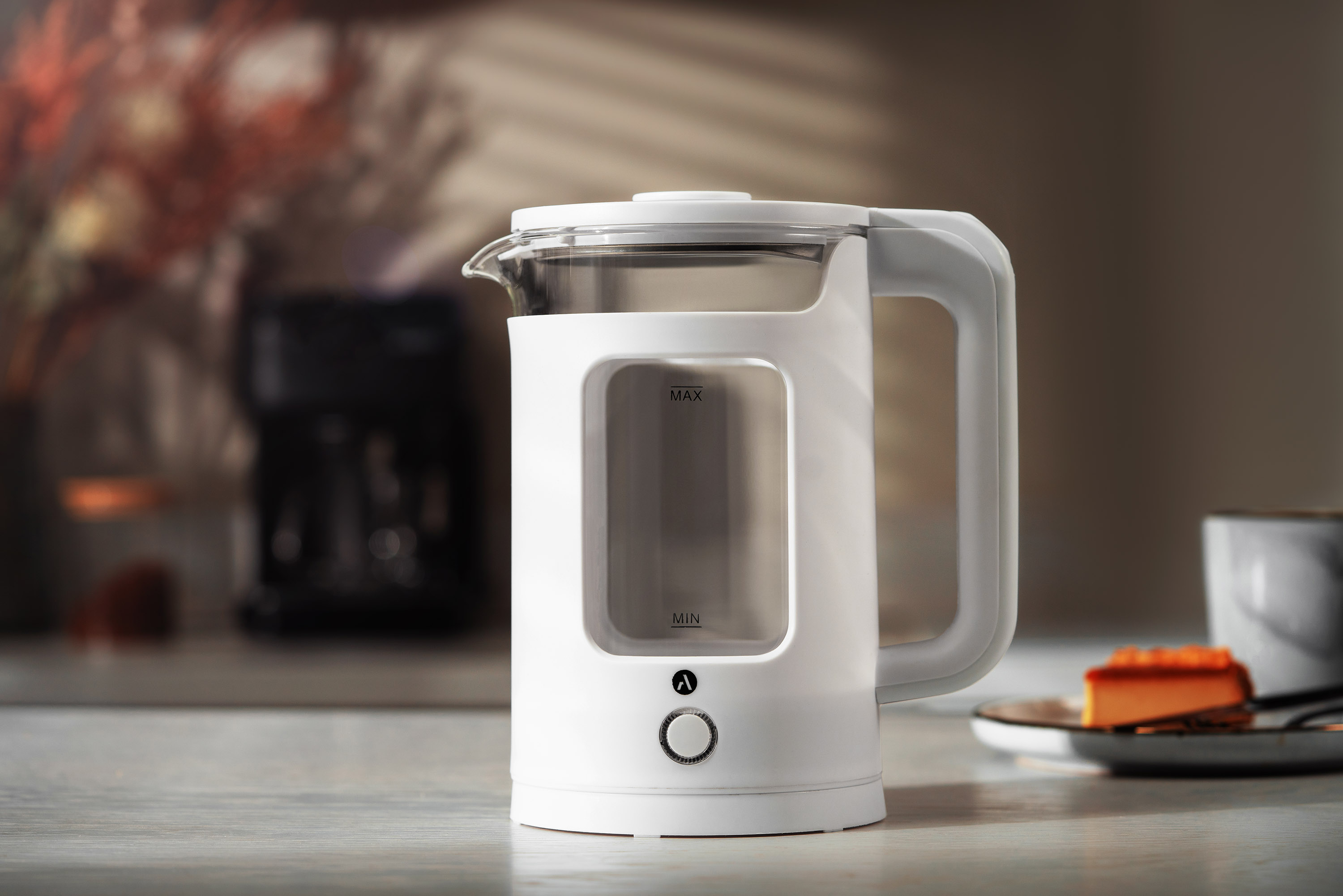 Электрочайник Ardesto Ekl-T31gw  1,5Л, 1500Вт, Стекло+Пластик, Белый