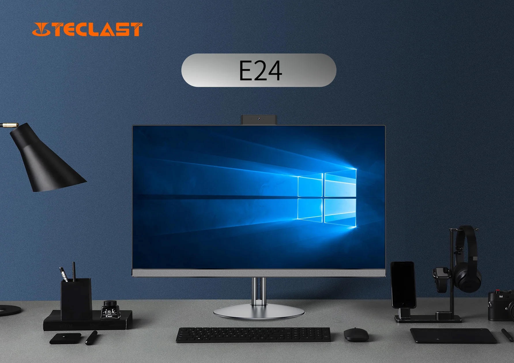 Пк Моноблок Teclast E24 23.8" Fhd, Intel Core I3-12100, 16gb, F512gb, Wifi, Dos, Серый,