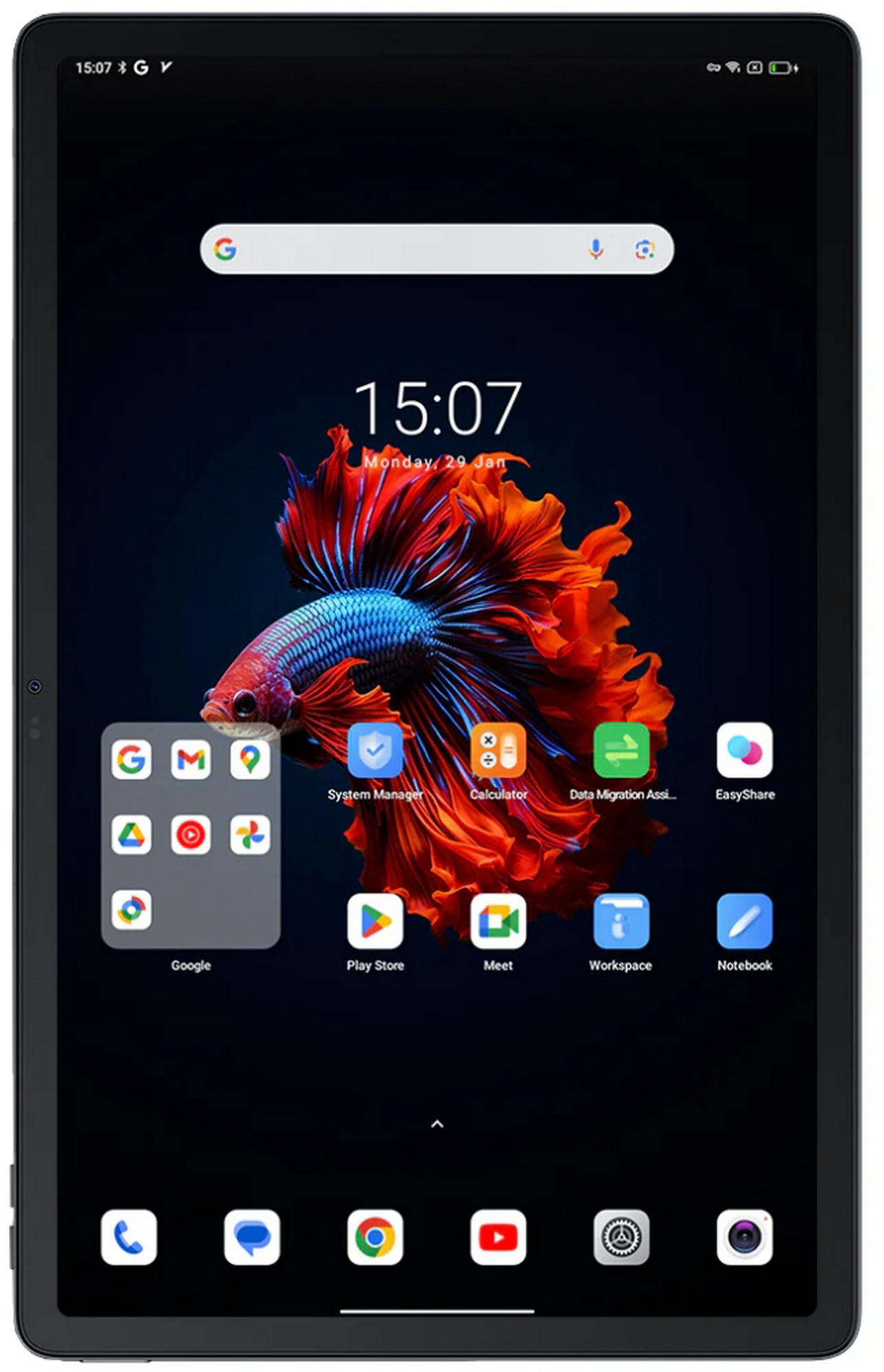 Планшет Blackview Tab Mega 1 11.5" 12Гб, 256Гб, Lte, 8800Ма•Ч, Android, Серый