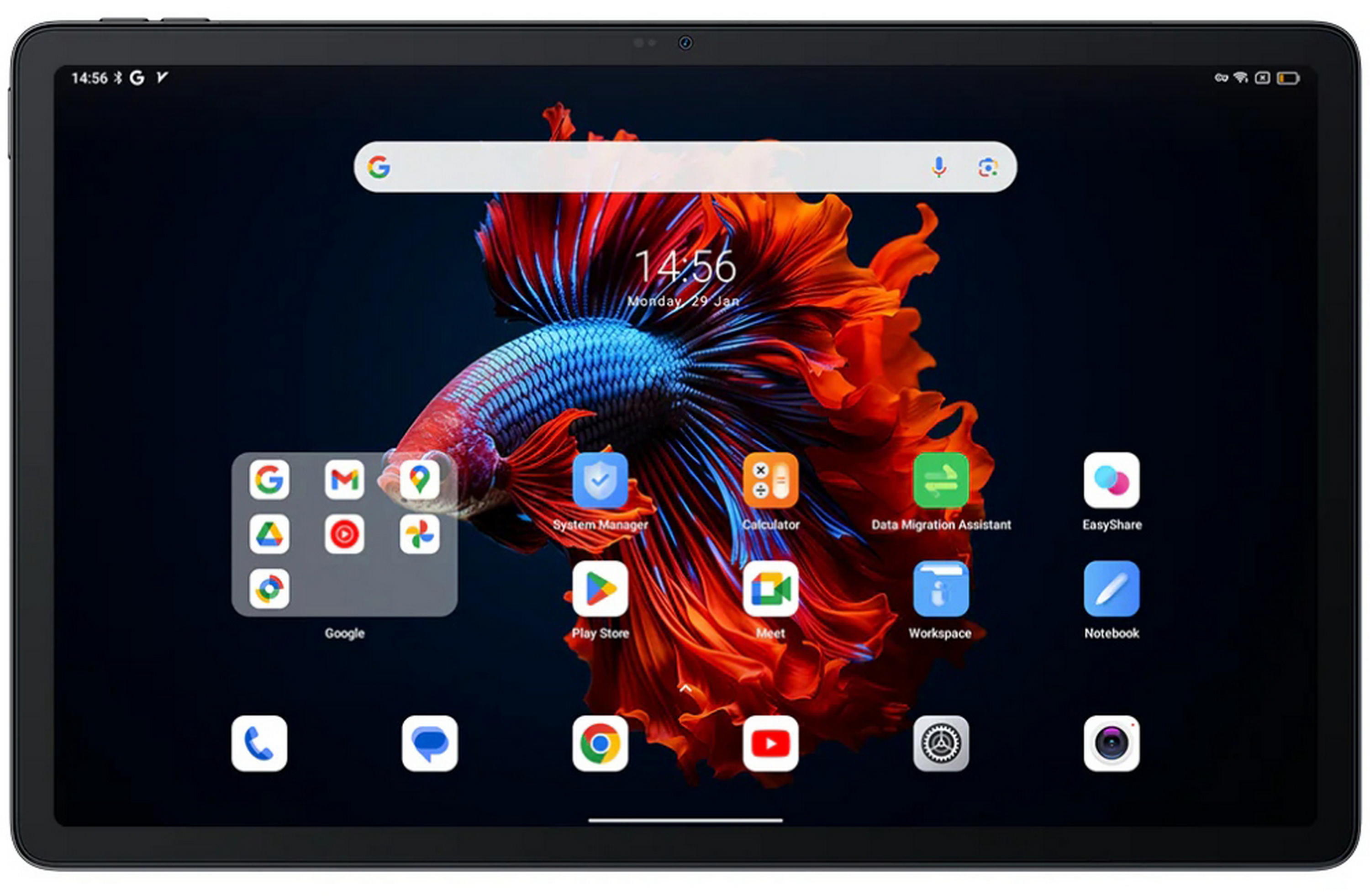 Планшет Blackview Tab Mega 1 11.5" 12Гб, 256Гб, Lte, 8800Ма•Ч, Android, Серый