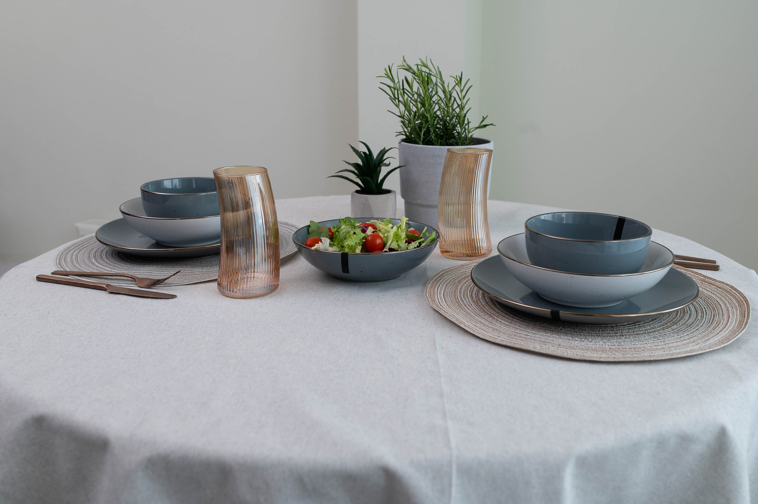 Комплект Из 6 Шт Тарелка Суповая Ardesto Bagheria, 20 См, Grey, Керамика