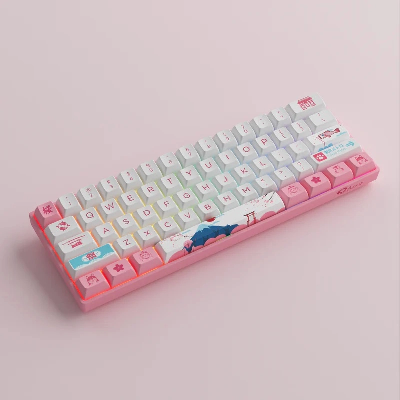 Клавиатура Akko 3061s World Tour Tokyo R2 Rgb Hotswappable Cherry Profile Gateron Orange Rgb