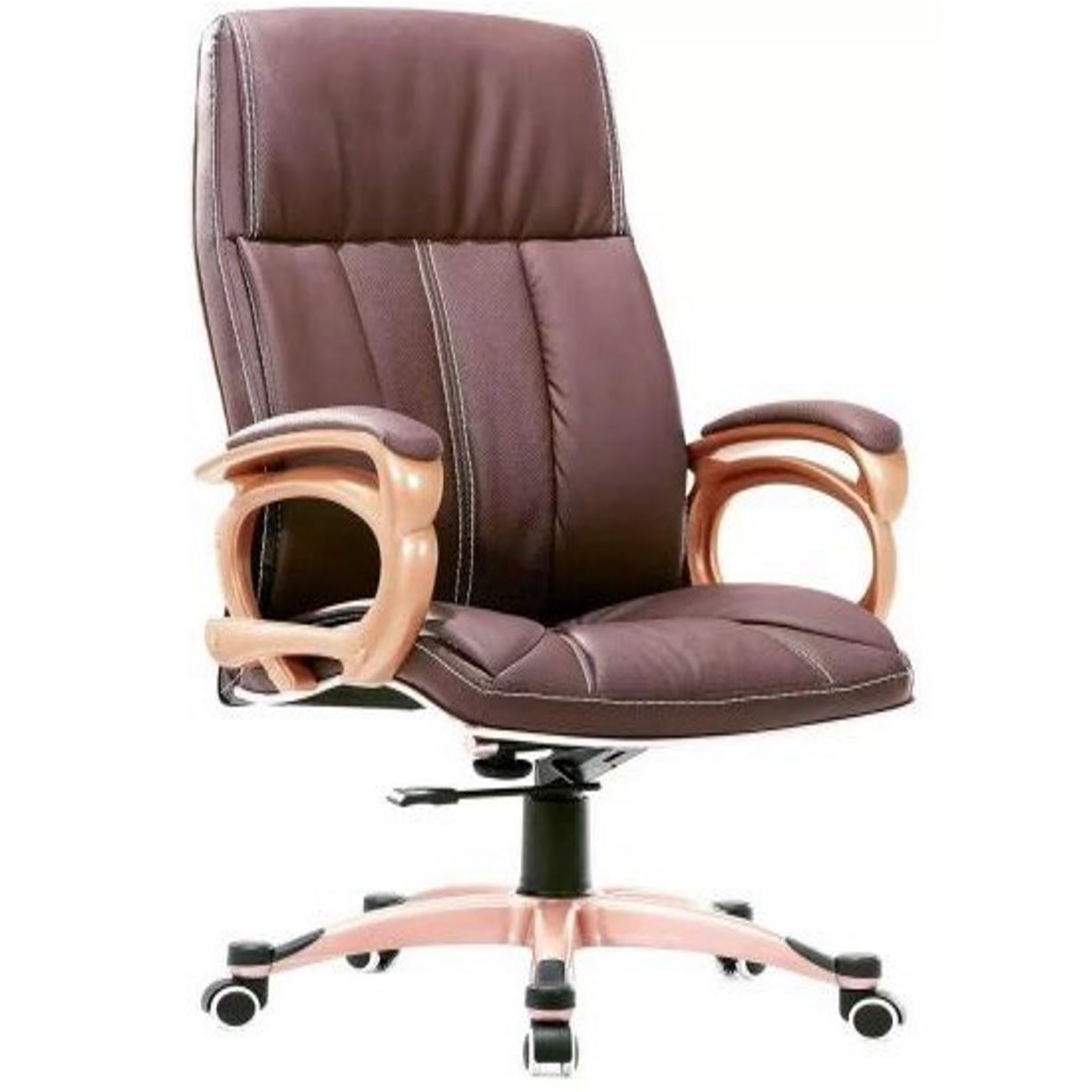 Кресло руководителя 890 коричневое