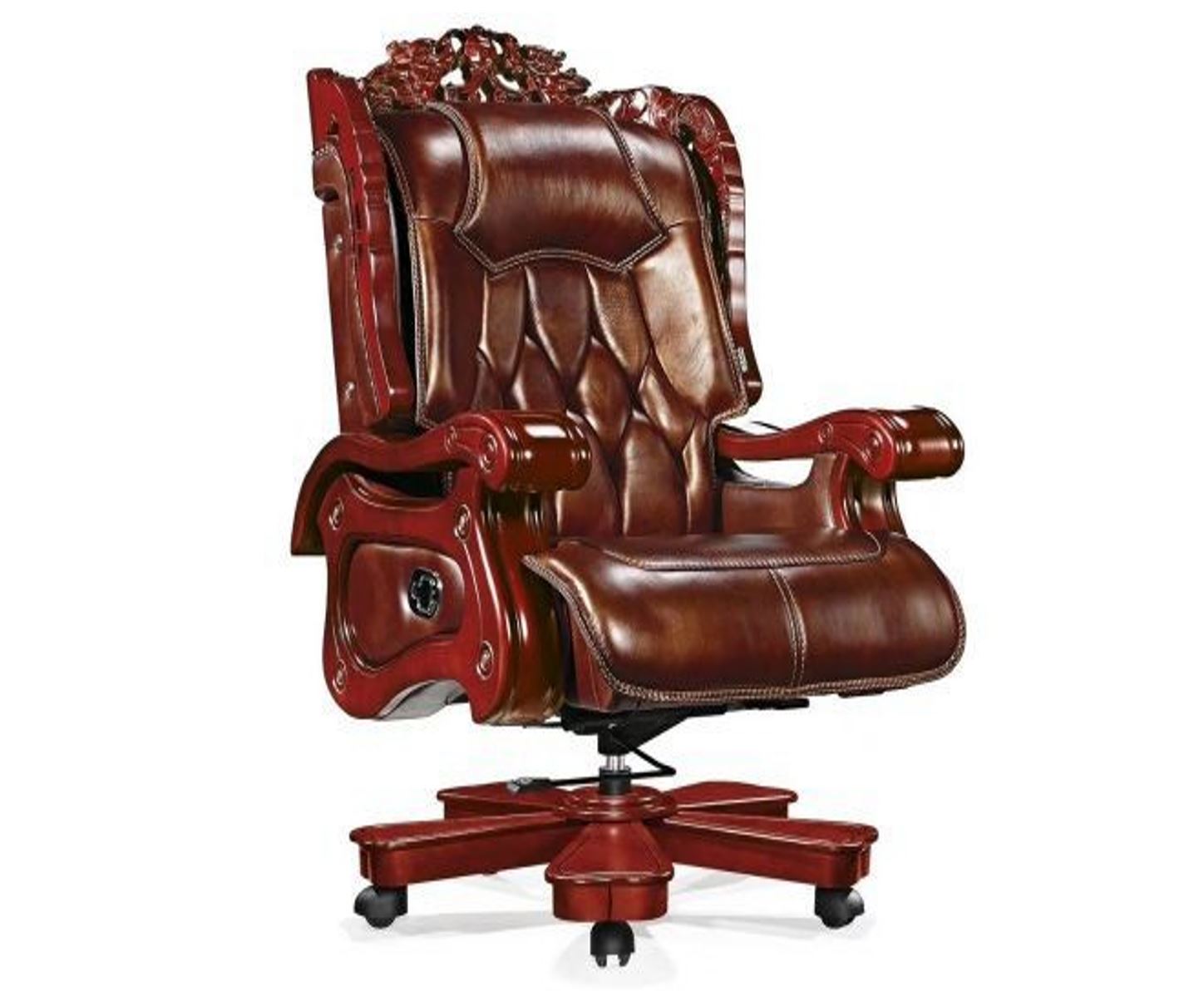 Кресло руководителя BIG BOSS A0099 коричневый