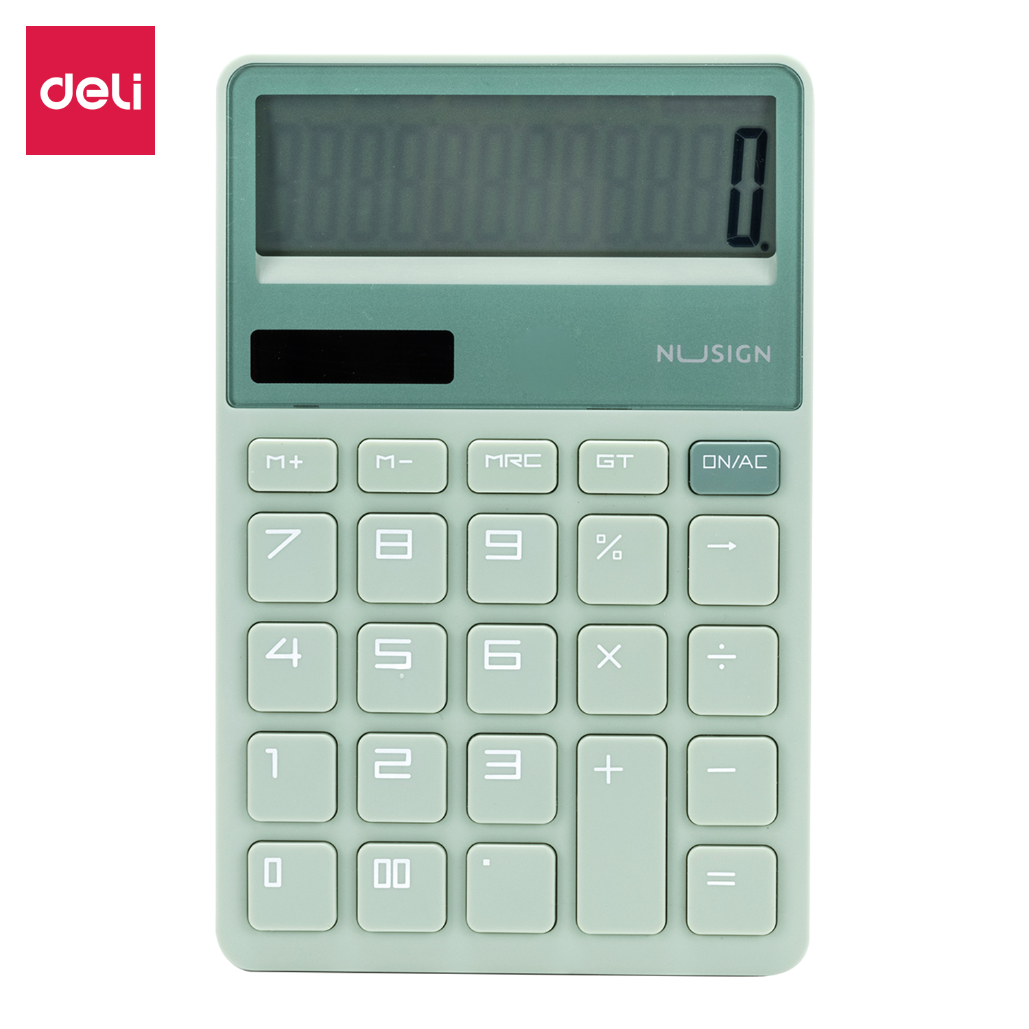 Калькулятор 12 разрядный (зелёный) NS042 Deli
