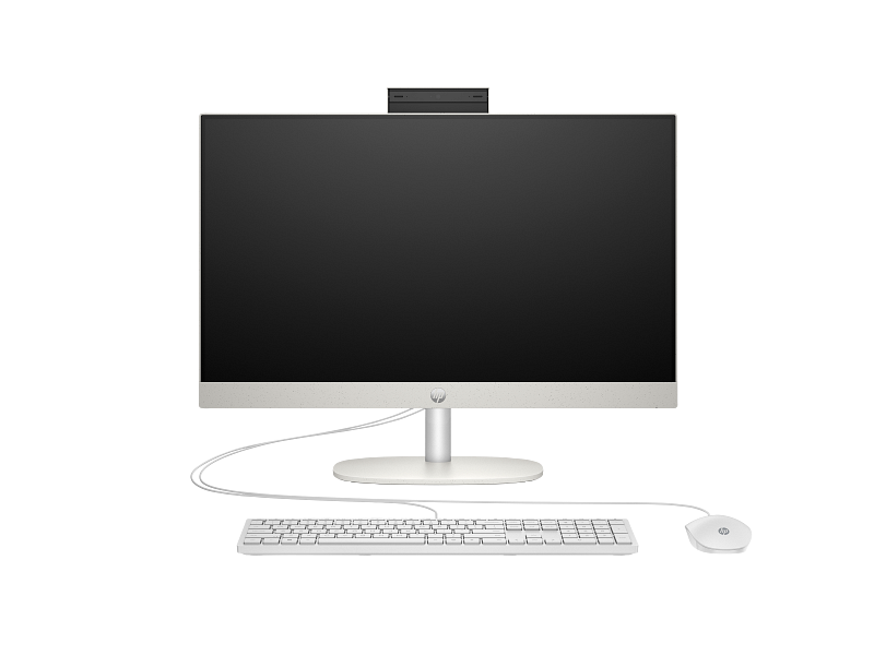 Моноблок HP 24 AiO | Maokong24I 1C23 |  i3-N300 | 8GB| 512GB | UMA | Non-Touch/23.8 FHD Antiglare IPS | FreeDos 3.0 | Shell White - HD Camera - Fixed Stand