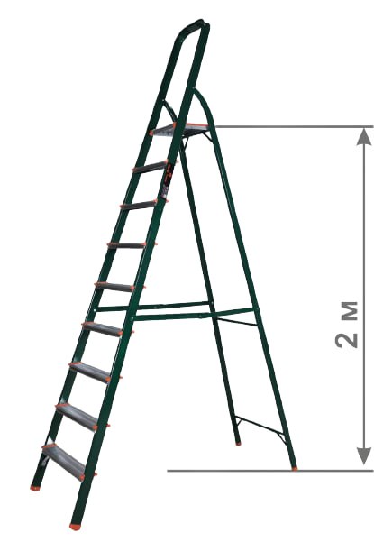 Лестница стремянка 2м 17009