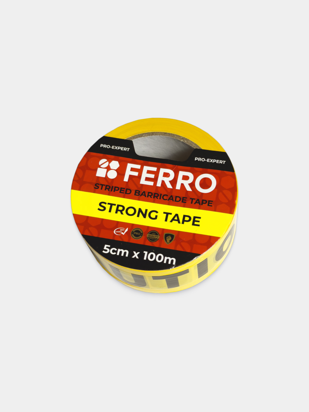 Предупреждающая лента жёлтая 5*100м