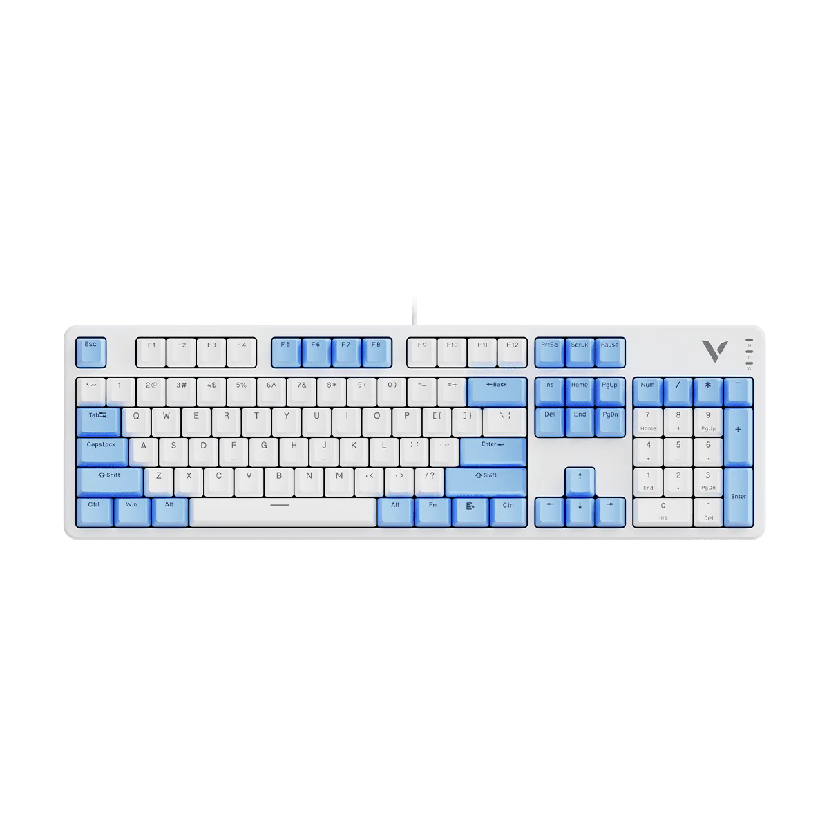 Проводная клавиатура Rapoo V500PRO White Cerulean