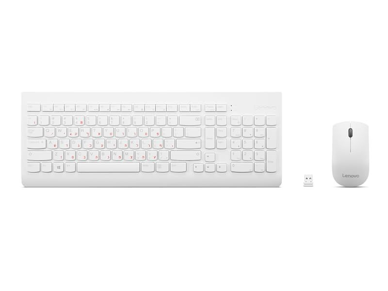 Беспроводный комплект клавиатура + мышь Lenovo 510 Wireless Keyboard and Mouse Combo (White) -Russian/Cyrillic