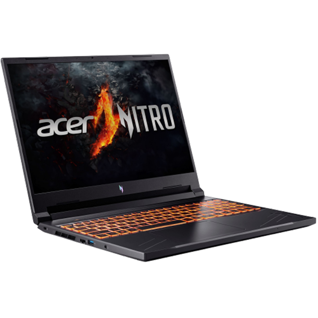 Acer Nitro V16 (Intel Core i7-14650HX/ DDR5 16GB/ SSD 512GB/ 16" WUXGA IPS 165Hz/ 8GB RTX4060/ Backlit/ NoOS/ RU) Black