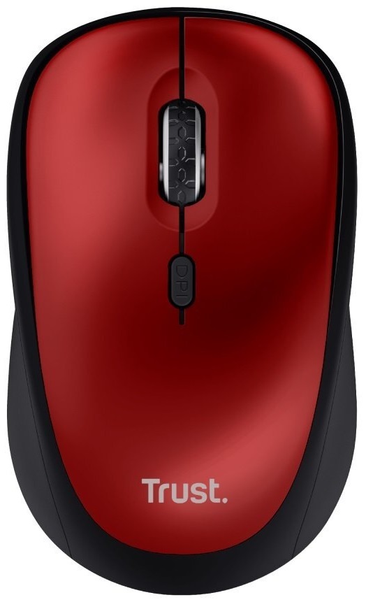 Мышь Trust Mouse Yvi+ Silent WL ECO RED