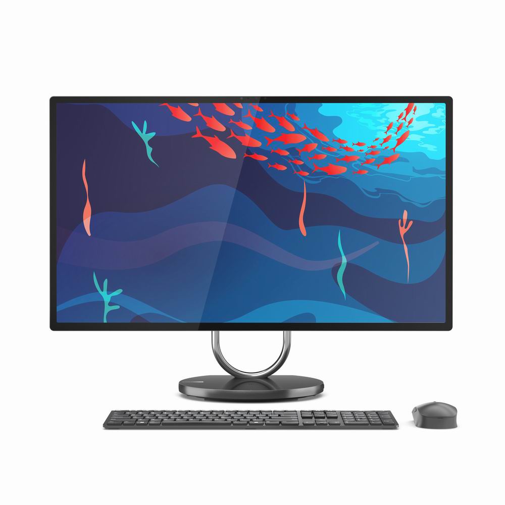 Моноблок Lenovo Yoga AIO 32ILL10 | 31.5" UHD IPS 495nits | Ultra 7 258V | 32GB LPDDR5x-8533 | 1TB SSD | Wi-Fi 7 | Ultraslim Wrls MS+KB | W11 Home | Storm Grey | Wrls Charger