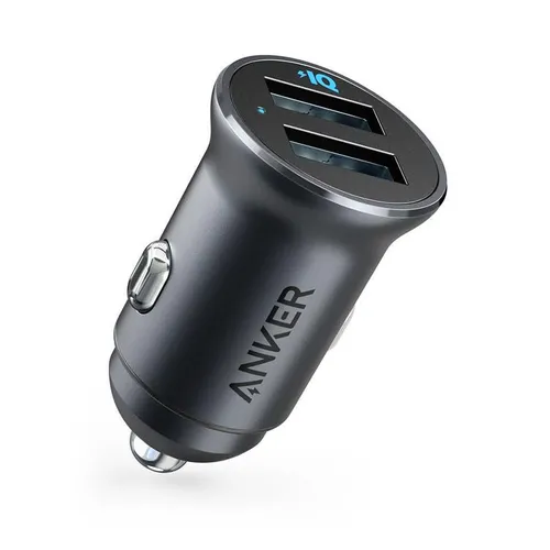Автомобильное зарядное устройство Anker PowerDrive 2 Alloy Black
