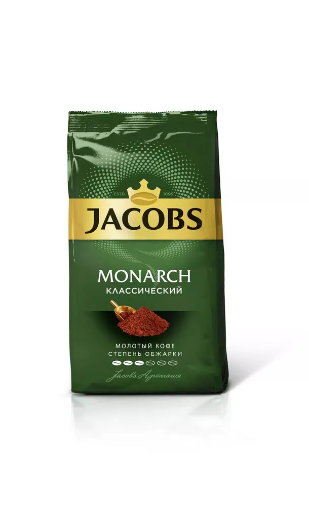 Jacobs Monarch молотый пакет Классик 9х230 г