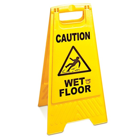 Табличка мокрый пол