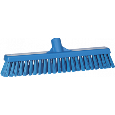 Метла 410 мм мягкая синяя