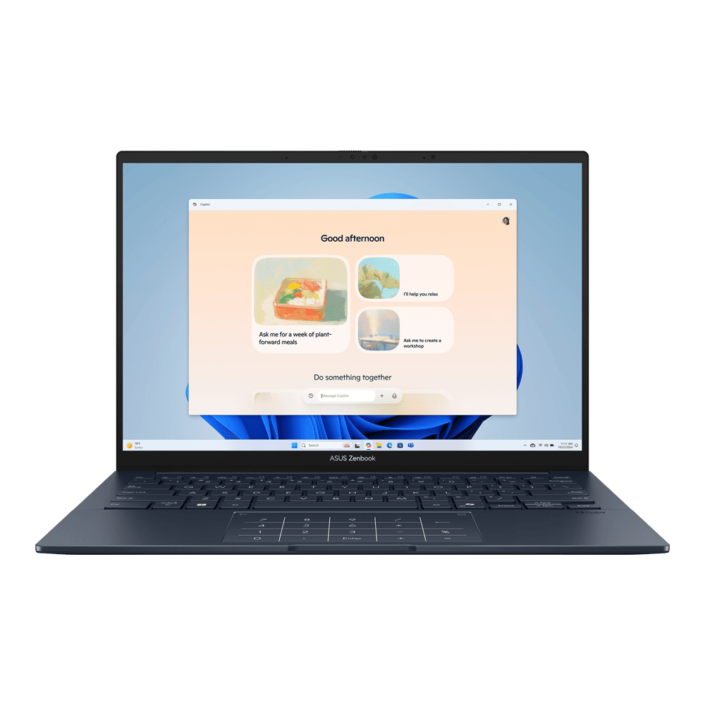 ASUS Zenbook 14 OLED (Intel Core Ultra 7-255H/ DDR5 16GB/ SSD 512GB/ 14'' WUXGA OLED Touch/ Intel Arc Graphics/ Backlit/ WIN11/ RU) Ponder Blue