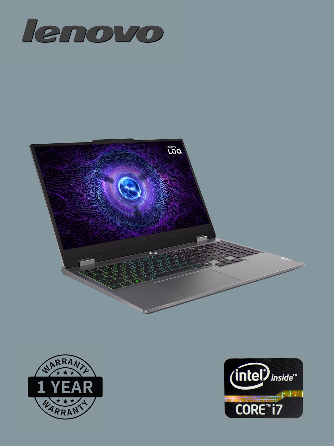 Игровой ноутбук Lenovo LOQ 15IRX9 15.6" i7-13650HX 16Gb 1Tb RTX4050 6Gb