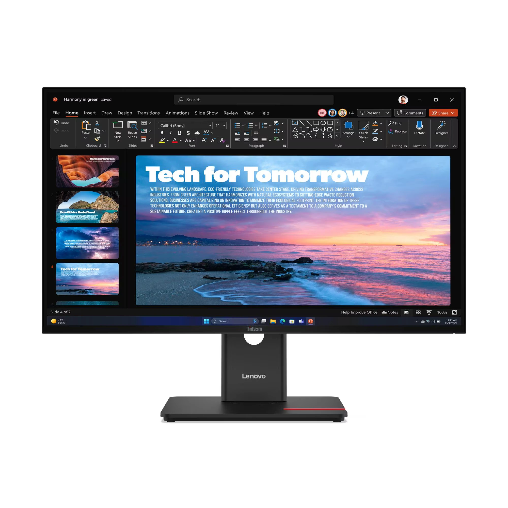 Монитор Lenovo T27QD-40(C25270QT0) 27 Monitor-HDMI
