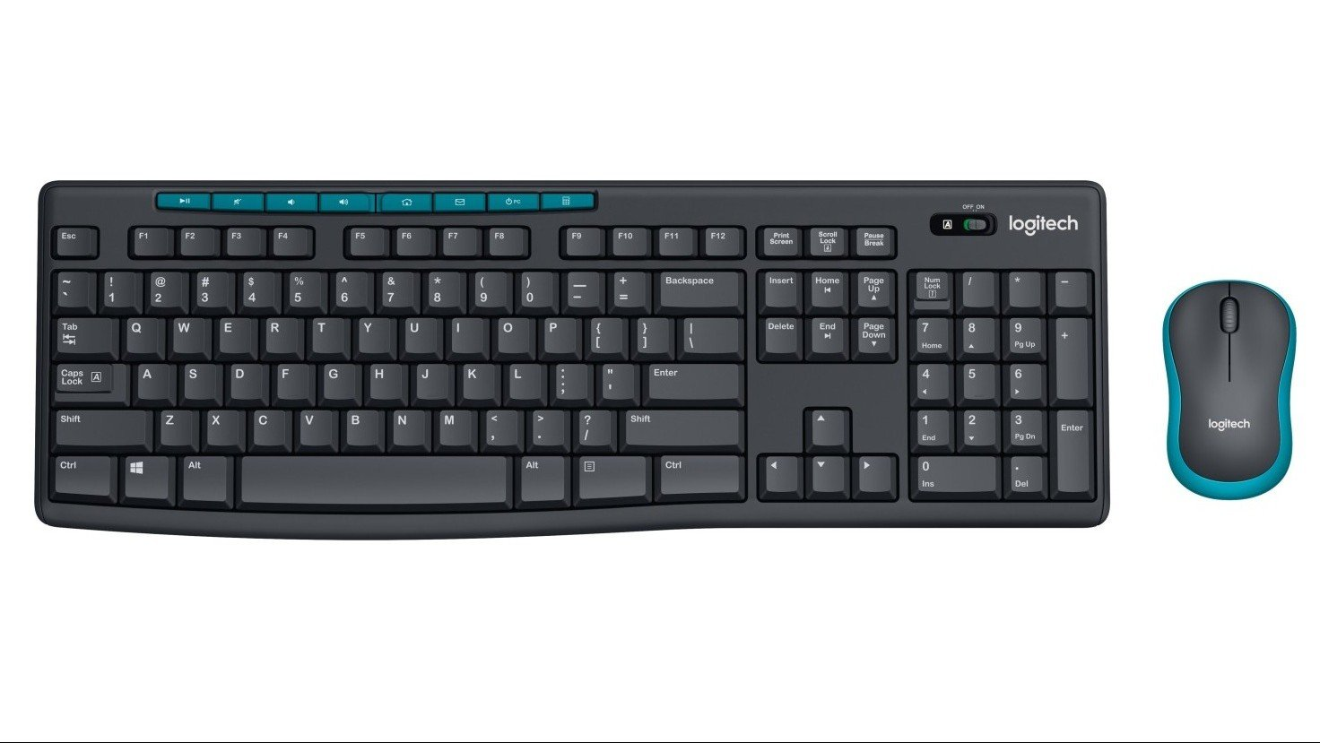 Беспроводная клавиатура и мышь Logitech MK275