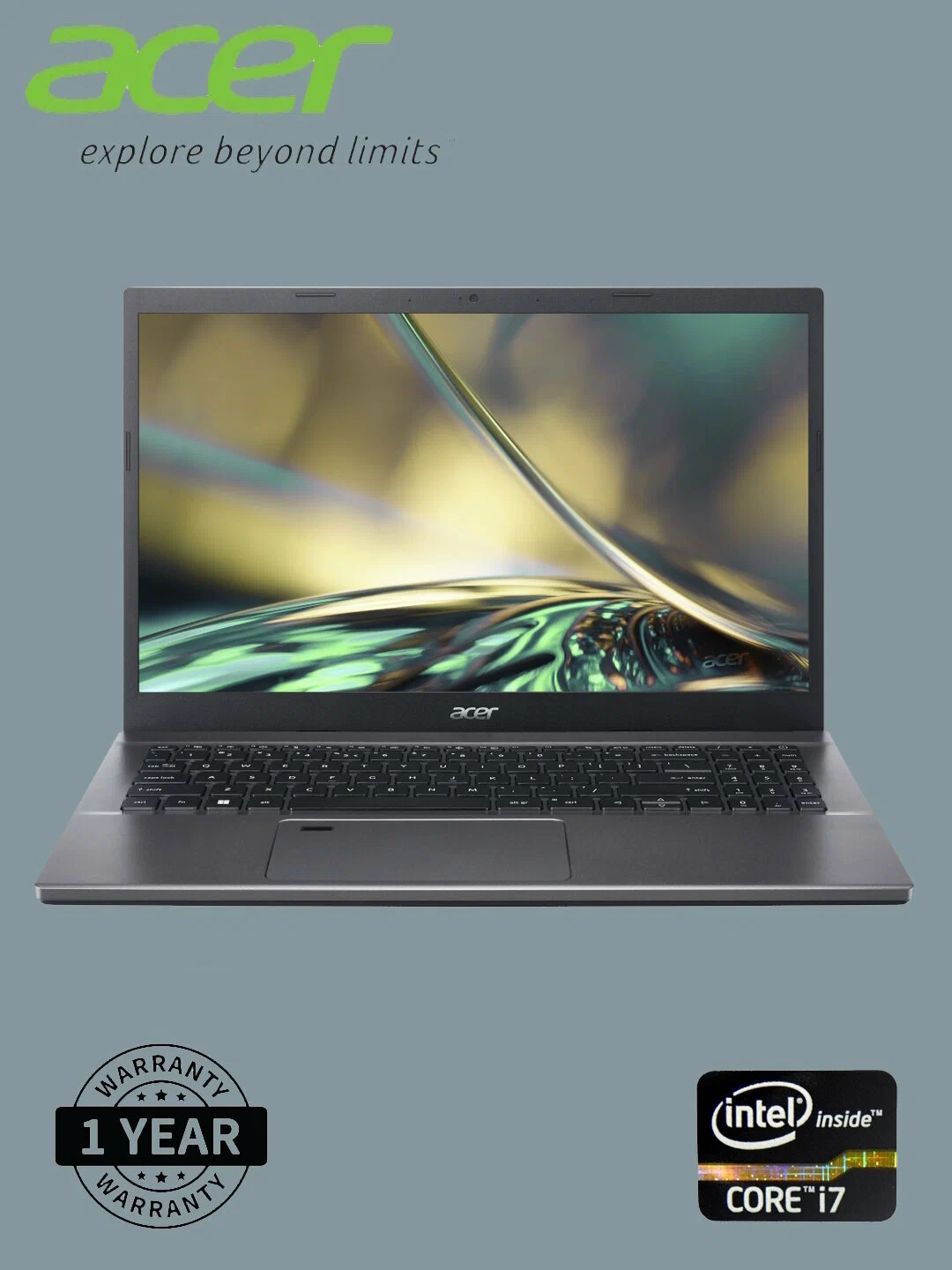 Ноутбук Acer Aspire 5 15.6" Core i7-1355U 16GB 1TB SSD Black