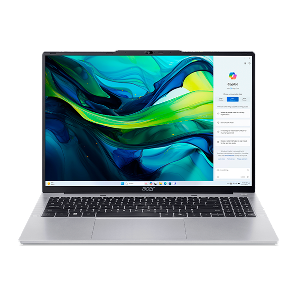 Ноутбук Acer Aspire Lite AL16-52P Intel® Core™ i3-1305U | 8 GB DDR5 | 512GB |16" WUXGA IPS | UMA | NoOS