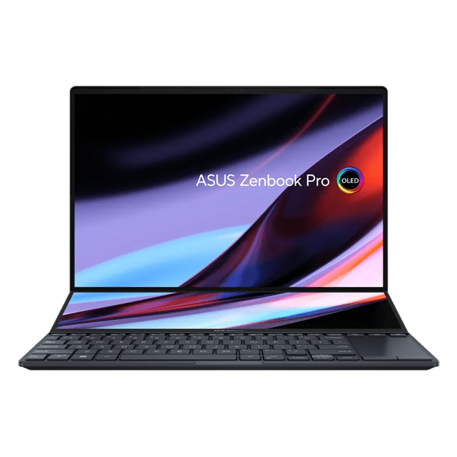 Ноутбук Asus | Zenbook Pro Duo | 14.5" OLED WQXGA+ 2880x1800 120Hz Touch screen | i7-13700H | 16GB 1TB SSD | RTX4050 6GB GDDR6 | W11H - 90NB10X2-M003C0 / UX8402VU-P1036W