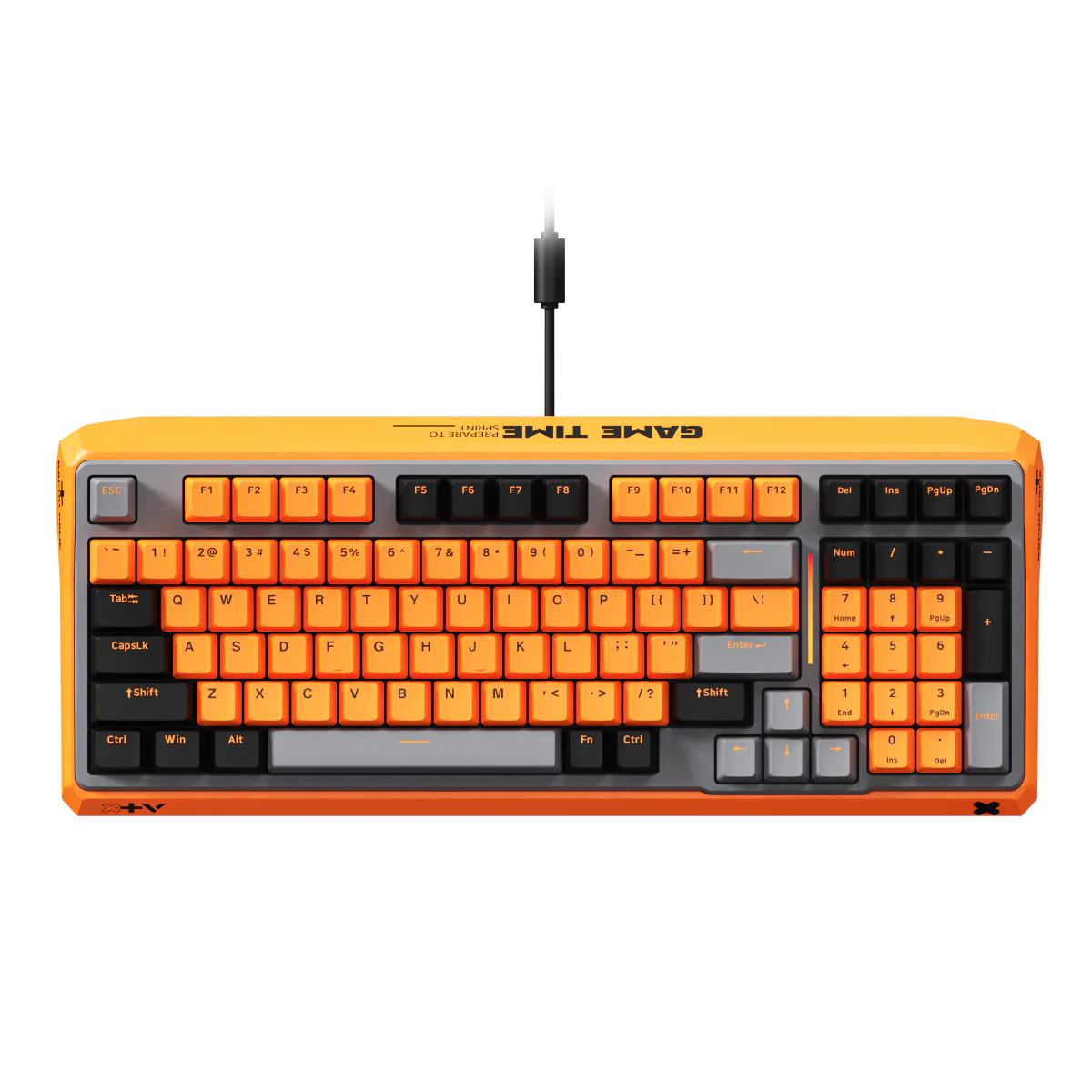 Проводная клавиатура Rapoo ESK750-98 orange grey black