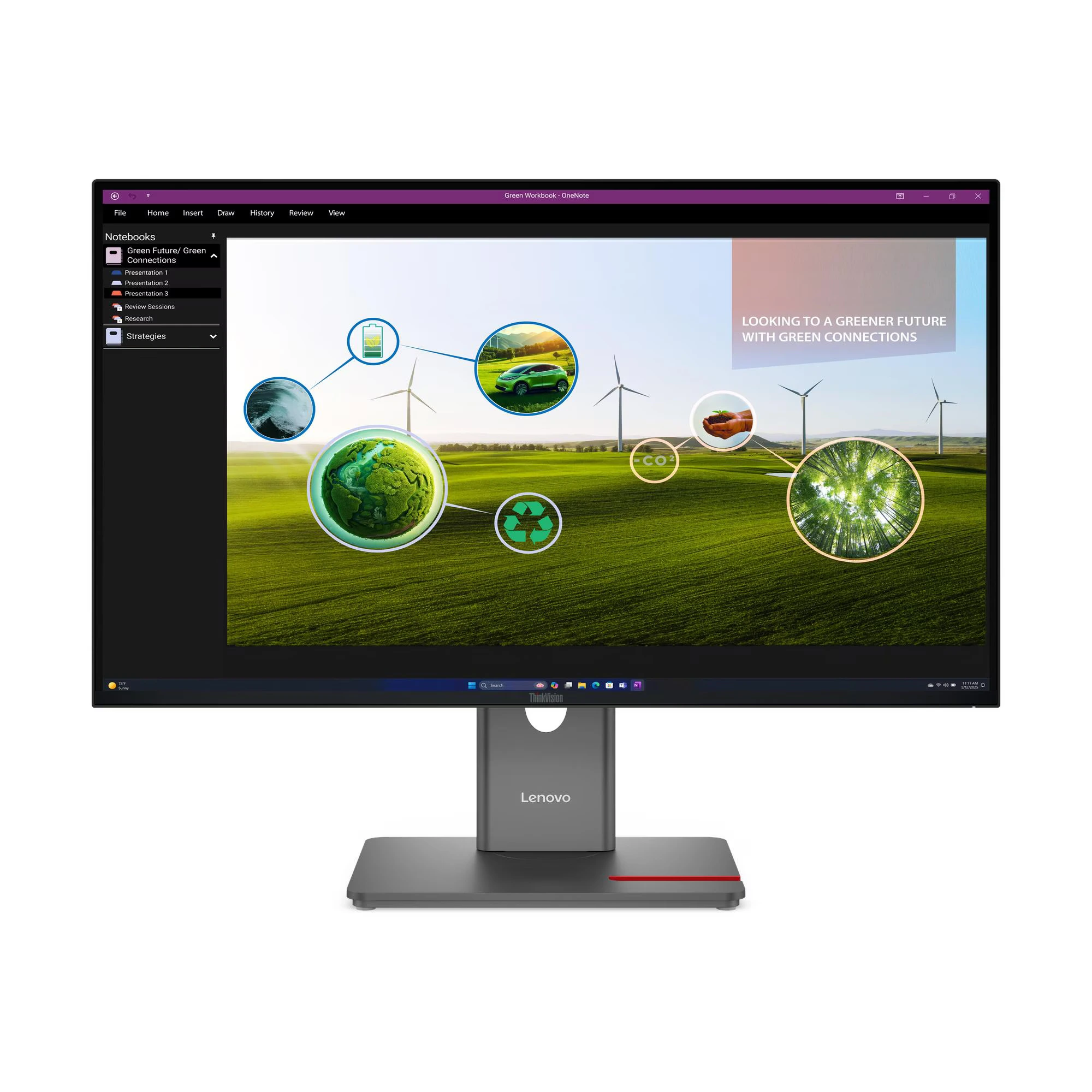 Монитор Lenovo P27Q-40(D25270QP0) 27 Monitor-HDMI
