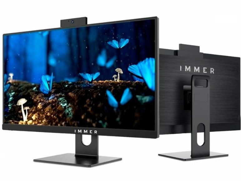 Моноблок Immer / 23.8" 1920x1080 Full HD IPS 75Hz / i5-10400 / RAM 8GB / SSD 512GB NVMe / Black / USB Keyboard and Mouse
