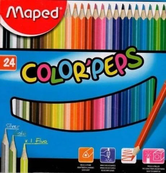 Карандаши цветные Maped(24цвColor'Peps)	832064