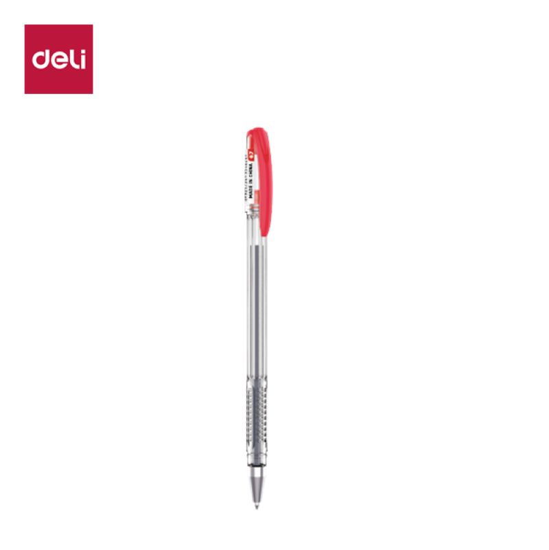 Ручка шариковая EQ2-RD 0,7мм (кр) Deli