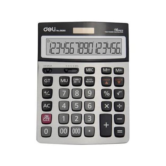 Калькулятор 16 разрядный CHECK 39265 Deli