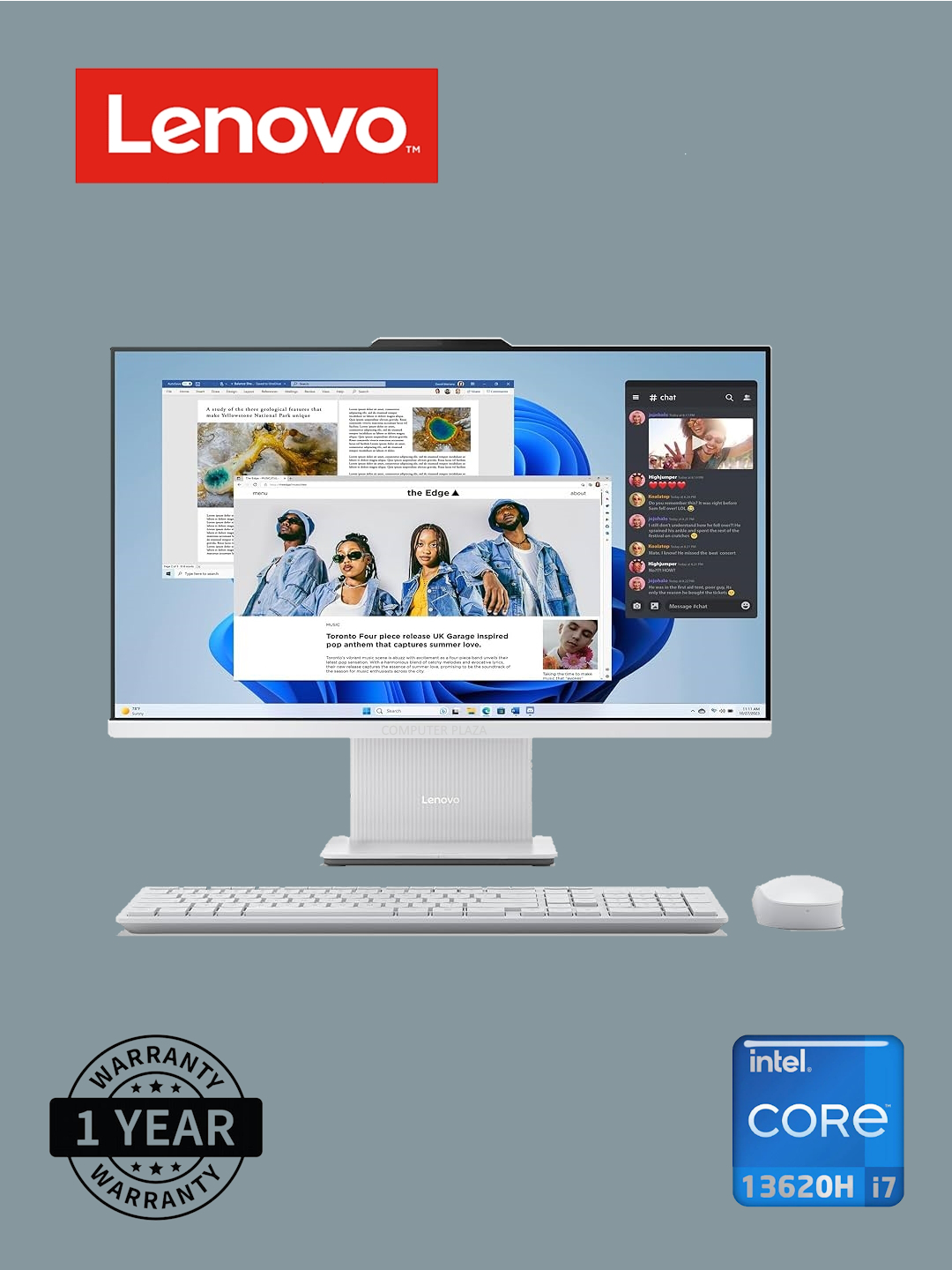 Lenovo IdeaCentre AIO 27IRH9 27" Core i7-13620H 16GB 512GB SSD Cloud Grey