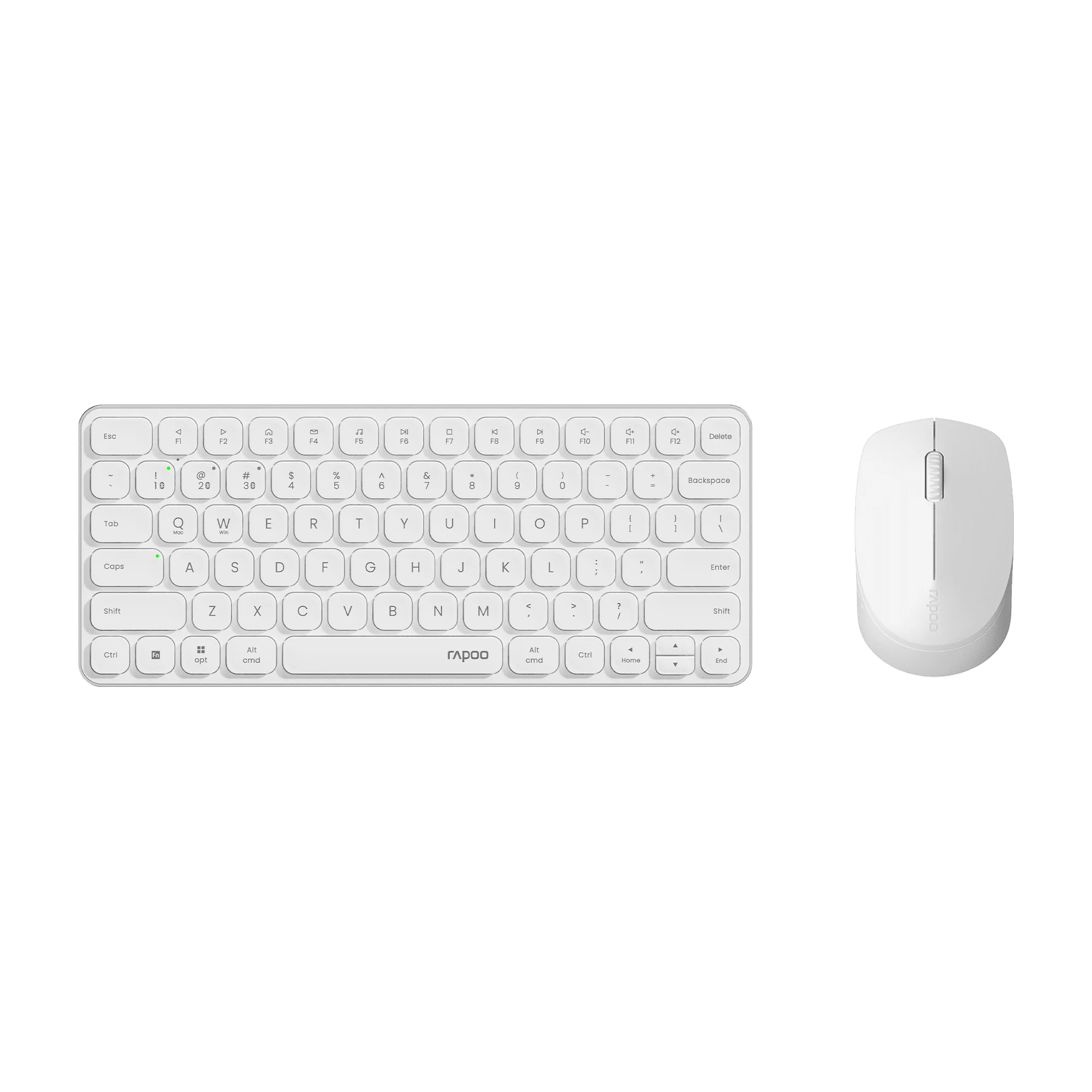 Беспроводной комплект клавиатура и мышь 9010M WHITE