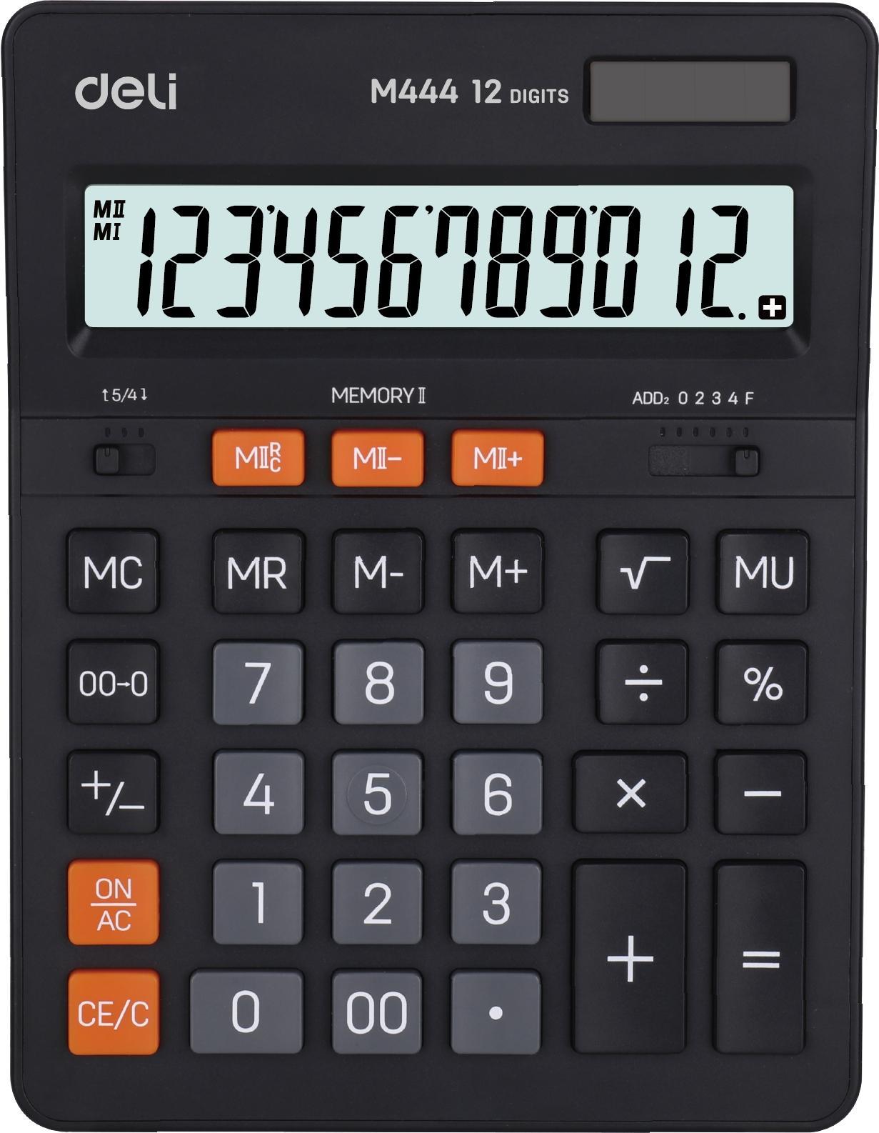 Калькулятор 12 разрядный M444 Deli