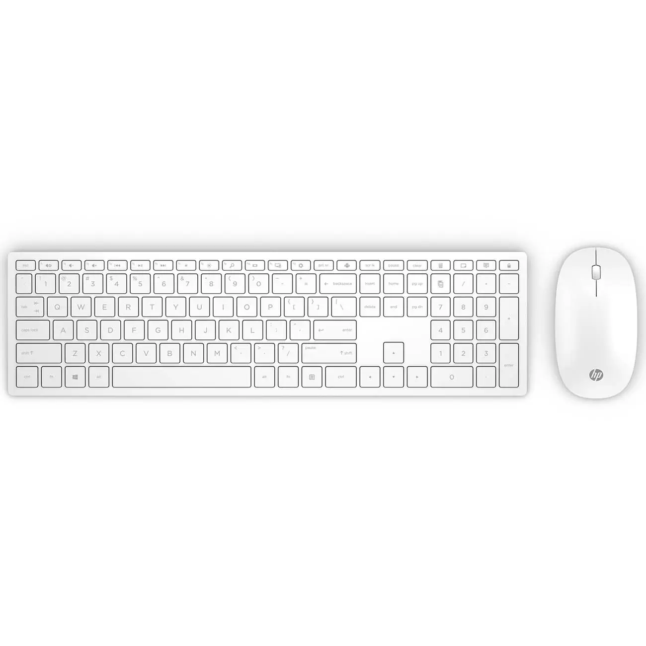 HP Pavilion Wireless Keyboard and Mouse 800 (White) RUSS