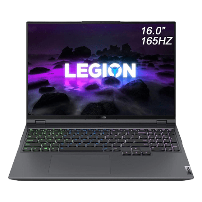 Lenovo Legion 5 Pro 16IAH7H (Intel Core i5-12500H/ DDR5 16GB/ SSD 512GB/ 16" WQXGA IPS 165Hz/ 6GB GF RTX3060/ DOS/ RU) Grey (82RF00GPRK)