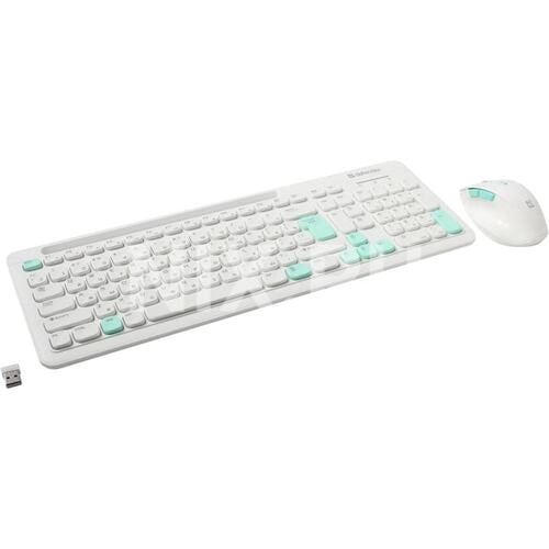 Клавиатура и мышь Defender C-978 White