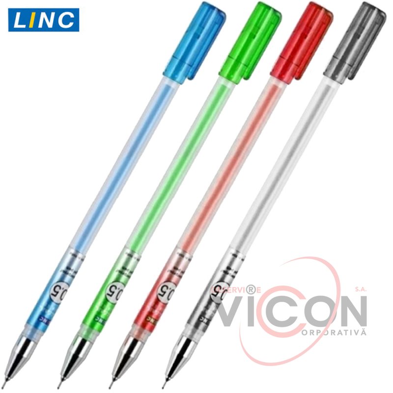 Ручка гелевая Ocean Slim 0,5мм (сн) Linc