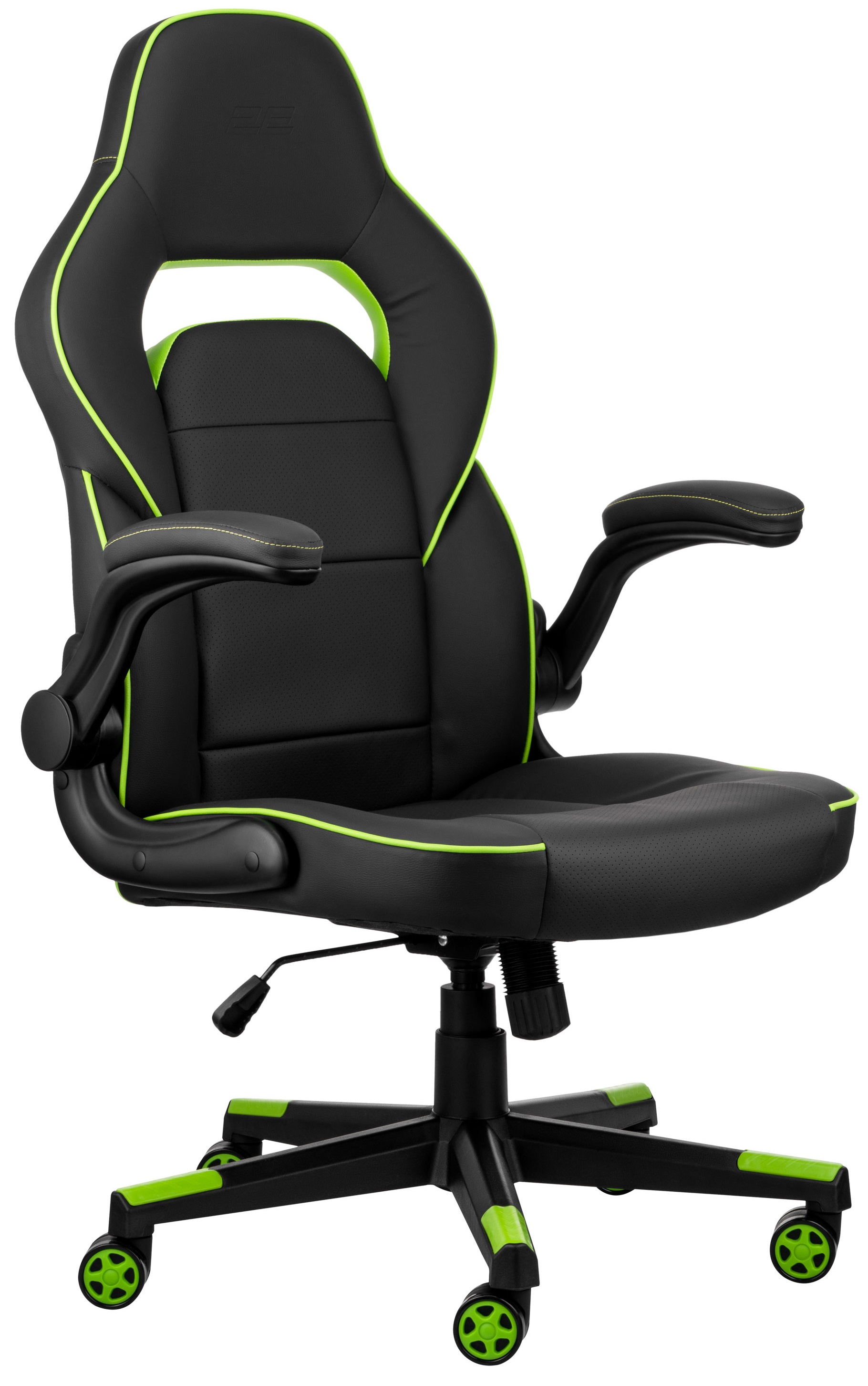 Игровое кресло 2E GAMING HEBI Black/Green