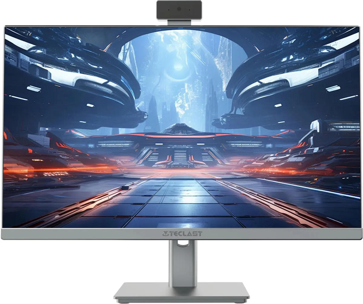 ПК моноблок TECLAST V24 23.8" FHD, Intel Core i3-12100, 8GB, F512GB, WiFi, DOS, серый,