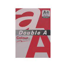 Бумага офисная "Double A", 80гр., А4. 100л. Red	10005Double