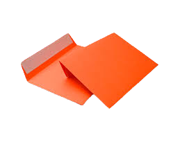 Пакет конверт С5 (162*229) оранжевый 120 гр 50шт